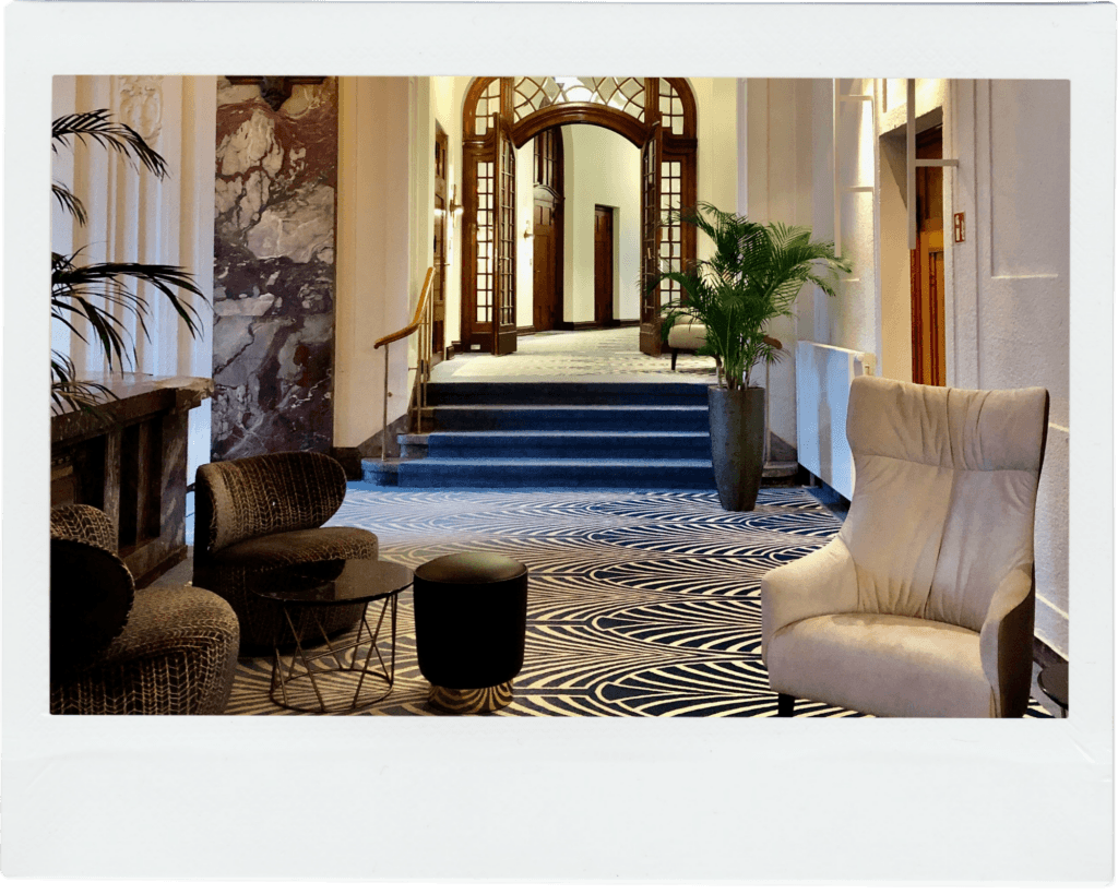 Hotel interior in Kent, illustrating commercial waste collection services for the hospitality industry